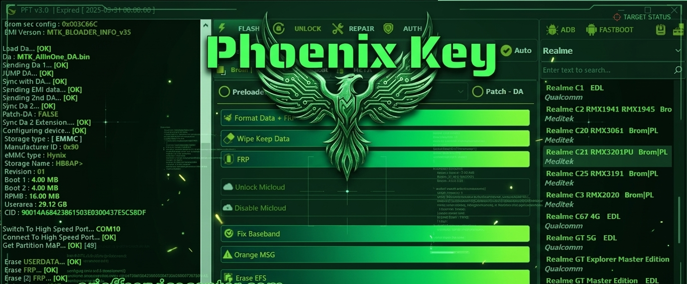 Phoenix Key ALUGUEL [ 2 HORAS ]